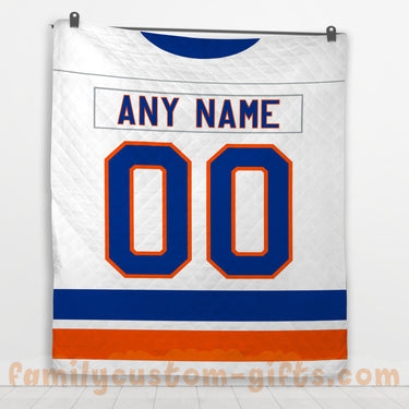 Custom Premium Quilt Blanket New York Jersey American Football Personalized Quilt Gifts for Her & Him